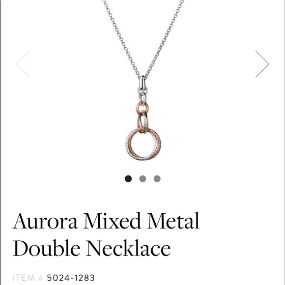 NEW Links of London Aurora mixed metal necklace - Picture 3 of 11